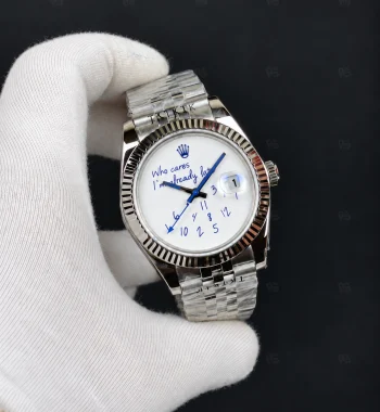 Rolex Datejust Who Cares I'm Already Late Automatic