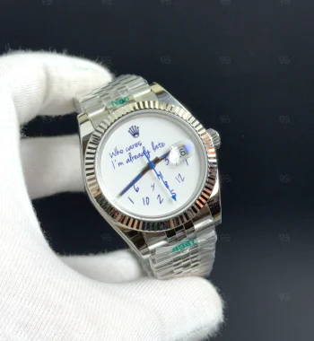 Rolex Datejust Who Cares I'm Already Late Automatic